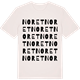 Vintage White t-shirt med Noret ordlek t-shirt