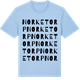 Blue Soul t-shirt med Norketorp ordlek t-shirt