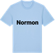 Blue Soul t-shirt med Normon fetstil t-shirt