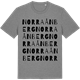 Mid Heather Gray t-shirt med Norra Ånberg ordlek t-shirt