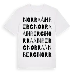Norra Ånberg ordlek t-shirt – ekologisk bomull t-shirt från Pinshirt