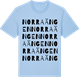 Blue Soul t-shirt med Norra Ängen ordlek t-shirt