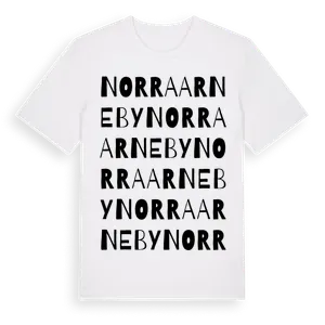 Norra Arneby ordlek t-shirt – ekologisk bomull t-shirt från Pinshirt