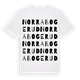 Norra Bogerud ordlek t-shirt