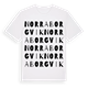 Norra Borgvik ordlek t-shirt