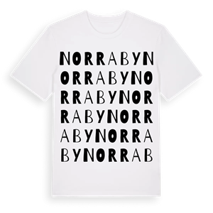 Norra By ordlek t-shirt – ekologisk bomull t-shirt från Pinshirt