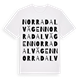 Norra Dalvägen ordlek t-shirt