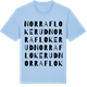 Blue Soul t-shirt med Norra Flokerud ordlek t-shirt