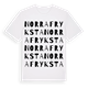 White t-shirt med Norra Fryksta ordlek t-shirt