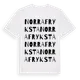 White t-shirt med Norra Fryksta ordlek t-shirt