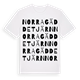 Norra Gäddetjärn ordlek t-shirt