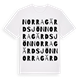Norra Gärdsjön ordlek t-shirt