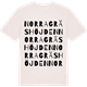 Vintage White t-shirt med Norra Gräshöjden ordlek t-shirt