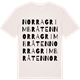 Vintage White t-shirt med Norra Grimbråten ordlek t-shirt