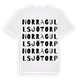 Norra Gullsjötorp ordlek t-shirt