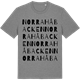 Mid Heather Gray t-shirt med Norra Håbacken ordlek t-shirt