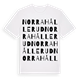 Norra Hållerud ordlek t-shirt