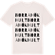 Vintage White t-shirt med Norra Hökhult ordlek t-shirt