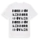 White t-shirt med Norra Höviken ordlek t-shirt