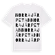 Norra Järpetan ordlek t-shirt