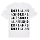 Norra Lanäs ordlek t-shirt