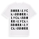 Norra Lyckan ordlek t-shirt
