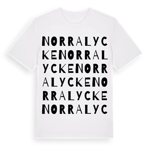Norra Lycke ordlek t-shirt – ekologisk bomull t-shirt från PinShirt