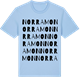 Blue Soul t-shirt med Norra Mon ordlek t-shirt