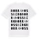 Norra Mossberg ordlek t-shirt