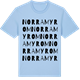 Blue Soul t-shirt med Norra Myrom ordlek t-shirt