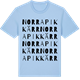 Blue Soul t-shirt med Norra Pikkärr ordlek t-shirt