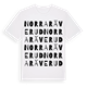 Norra Räverud ordlek t-shirt
