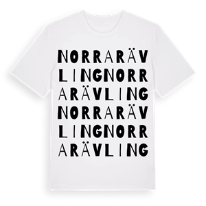 Norra Rävling ordlek t-shirt – ekologisk bomull t-shirt från PinShirt