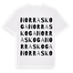 Norra Skoga ordlek t-shirt