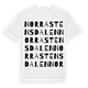 Norra Stensdalen ordlek t-shirt