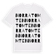 Norra Tomten ordlek t-shirt