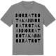 Mid Heather Gray t-shirt med Norra Trotakan ordlek t-shirt