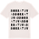 Vintage White t-shirt med Norra Tuvan ordlek t-shirt