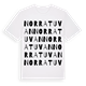 Norra Tuvan ordlek t-shirt