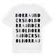 Norra Undersbol ordlek t-shirt