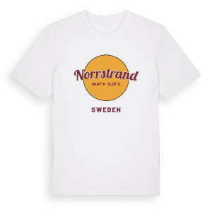 Norrstrand cirkel t-shirt – ekologisk bomull t-shirt från PinShirt