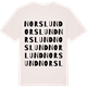 Vintage White t-shirt med Norslund ordlek t-shirt