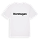 White t-shirt med Norstugan fetstil t-shirt