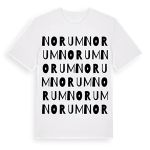 Norum ordlek t-shirt – ekologisk bomull t-shirt från PinShirt