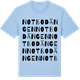 Blue Soul t-shirt med Notbodängen ordlek t-shirt