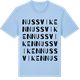 Blue Soul t-shirt med Nussviken ordlek t-shirt