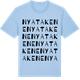 Blue Soul t-shirt med Nya Takene ordlek t-shirt