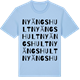 Blue Soul t-shirt med Nyängshult ordlek t-shirt