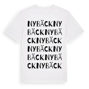 Nybäck ordlek t-shirt – ekologisk bomull t-shirt från Pinshirt