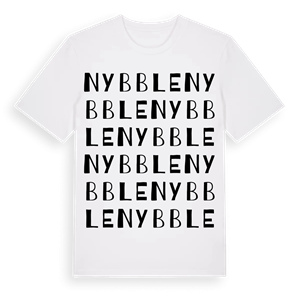 Nybble ordlek t-shirt – ekologisk bomull t-shirt från PinShirt